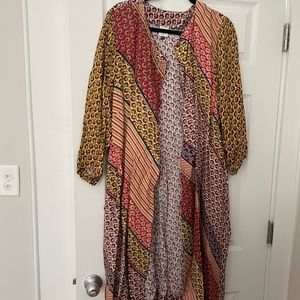 NWOT Cabi Size XL Pattern Duster Jacket